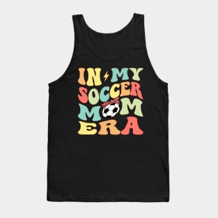 In My Soccer Mom Era Groovy Soccer lover Tank Top